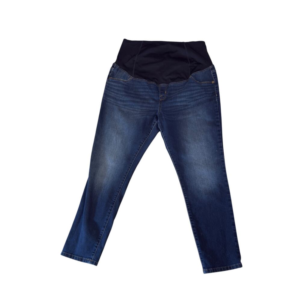 Isabel Maternity Women's Size 16/33R Stretch Panel Denim Jeans #3397